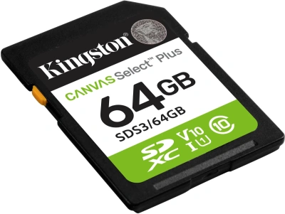 Kingston SDS3/64GB Карта памяти 1