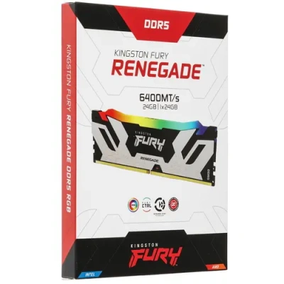 Kingston FURY Renegade Silver RGB KF564C32RSA-24 Модуль памяти 2