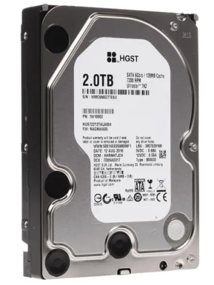 Western Digital Ultrastar DC HA210 HUS722T2TALA604 Жесткий диск 1W10025 2