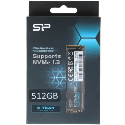 Silicon Power P34A60 512Gb SSD M.2 накопитель SP512GBP34A60M28 2