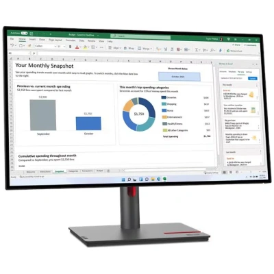 Lenovo 27 63A1GAT1UK Монитор 2