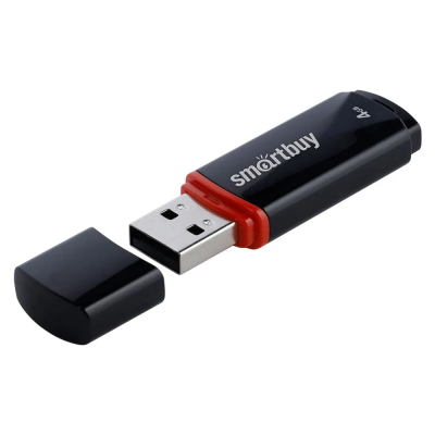 Smartbuy Crown Black 4Gb Память USB Flash SB4GBCRW-K 1