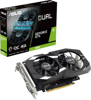 ASUS DUAL-GTX1650-O4GD6-P-V2 Видеокарта 90YV0GX8-M0NA00 6