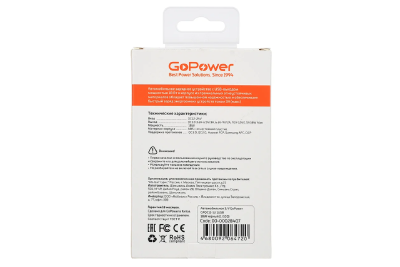 GoPower GPQC11-1U 00-00028407 Сетевое З/У Автомобильное 4