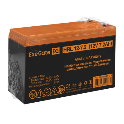 Exegate HRL 12-7.2 EX285658RUS Аккумуляторная батарея 2