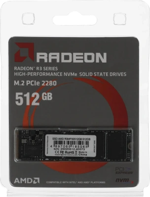AMD R3MP30512G8 Накопитель SSD 3