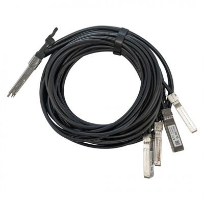 MikroTik Q+BC0003-S+ Кабель для разводки QSFP+ на 4х SFP+, 3 м 1