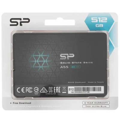 Silicon Power P34A80 SATA накопитель SP512GBSS3A55S25