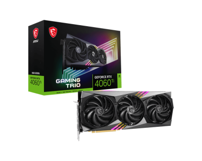 MSI GEFORCE RTX 4060 TI GAMING TRIO 8G Видеокарта 5