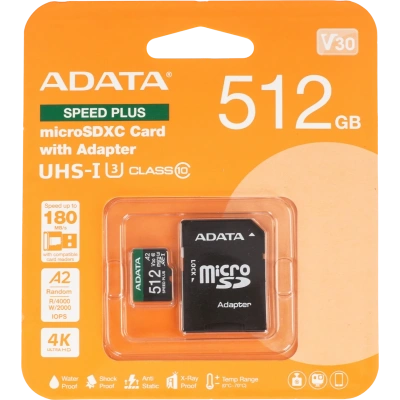 ADATA Speed Plus UD512GUI3V30A2SP-RA1 Карта памяти 1