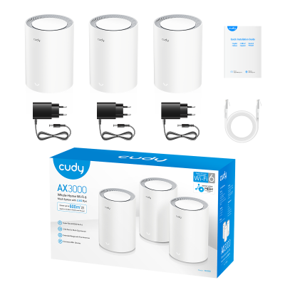 Cudy M1800(3-PACK) Wi-Fi Mesh-система 4
