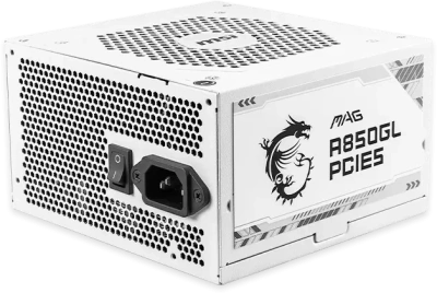 MSI MAG A850GL PCIE5 WHITE Блок питания 306-7ZP8A24-CE0 2