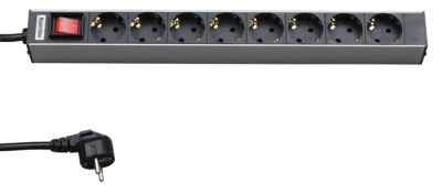 Hyperline SHT19-8SH-S-2.5EU Блок розеток