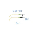 SNR SNR-PC-FC/APC-A-3m (0,9) Шнур монтажный оптический