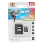 Silicon Power MicroSD 16 Gb (class 10) Карта памяти