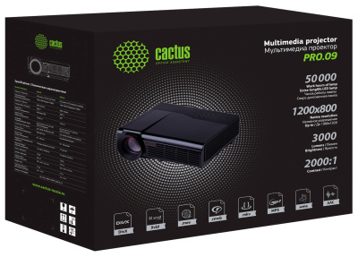 Cactus CS-PRO.09WT.WXGA-W Проектор 3