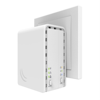 MikroTik PWR-Line AP (PL7411-2ND) Адаптер Powerline с точкой доступа Wi-Fi, 2.4 ГГц (b/g/n) 5