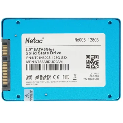 Netac N600S 128 ГБ SATA2.5 SSD Жесткий диск NT01N600S-128G-S3X 1