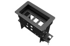 Wize Pro WRTS-04BOX-B Прямоугольный металлический корпус
