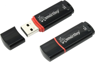 Smartbuy Crown Black 32Gb Память USB Flash SB32GBCRW-K 1