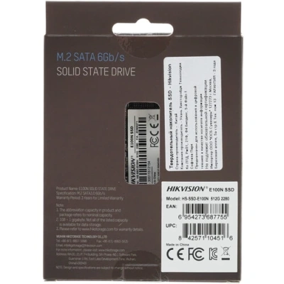 Hikvision HS-SSD-E100N/512G Накопитель SSD 2