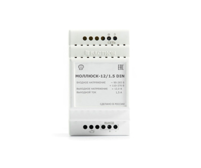 Bastion МОЛЛЮСК-12/1.5 DIN Источник питания 1