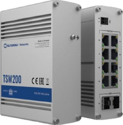Teltonika TSW200 Промышленный PoE коммутатор TSW200000010 2