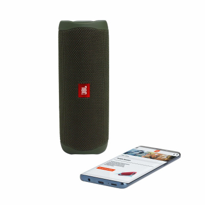 JBL Flip 5 зеленый JBLFLIP5GREN Портативная колонка 1