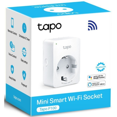 TP-Link Tapo P100 (4-pack) Умные мини Wi-Fi розетки 3