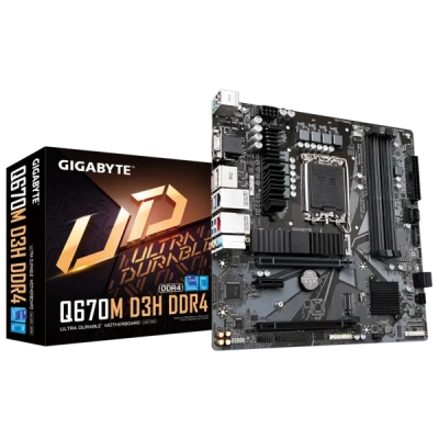 Gigabyte Q670M D3H DDR4 Материнская плата 3