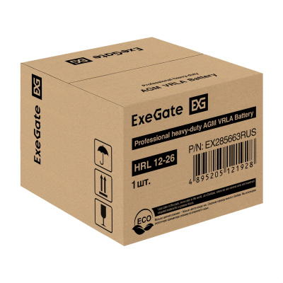 Exegate HRL 12-26 EX285663RUS Аккумуляторная батарея 5