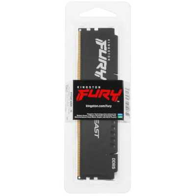 Kingston FURY Beast Black KF556C40BB-16 Оперативная память 16GB DDR5  2