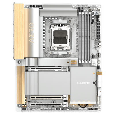 Gigabyte X870E AERO X3D WOOD Материнская плата 1