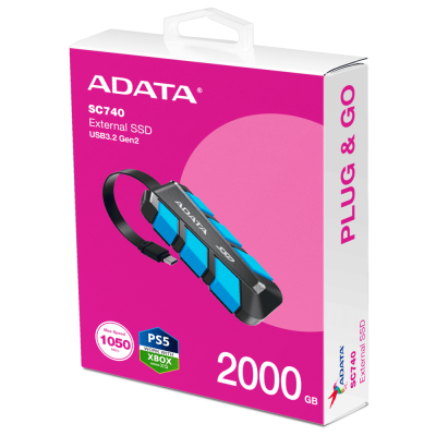 ADATA External SC740 2000GB SC740-2000G-CBU Твердотельный накопитель 5