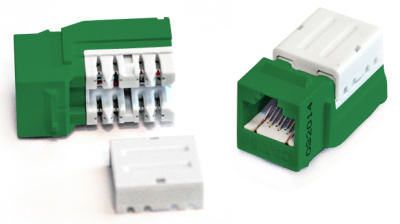 Hyperline KJNE-8P8C-C5E-90-GN Вставка