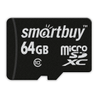 Smartbuy microSDXC 64 ГБ Карта памяти SB64GBSDCL10-00LE