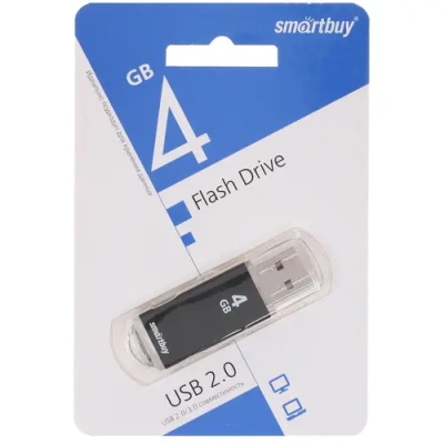 Smartbuy V-Cut 4Gb Память USB Flash 1