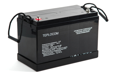 Бастион TEPLOCOM 100АЧ Аккумулятор герметичный свинцово-кислотный 