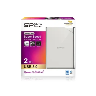 Silicon Power 2Tb Stream S03 SP020TBPHDS03S3W Внешний HDD  5