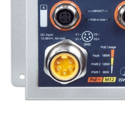 PLANET ISW-808PT-M12A Коммутатор 4