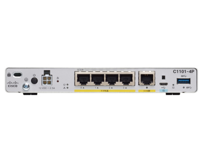 Cisco ISR C1101-4P Маршрутизатор  1