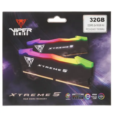 Patriot Memory Viper Xtreme 5 RGB 32GB Модуль памяти PVXR532G78C38K 3