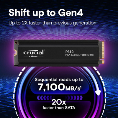 Crucial P310 1TB CT1000P310SSD5 Твердотельный накопитель SSD 5
