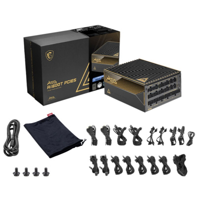 MSI MEG Ai1600T PCIE5 306-7ZPEX11-CE0 Блок питания ПК 4
