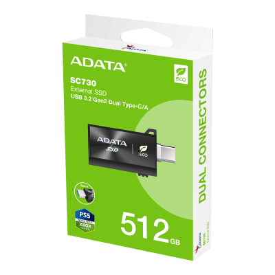 ADATA External SC730-512G-CACTI Твердотельный накопитель 5