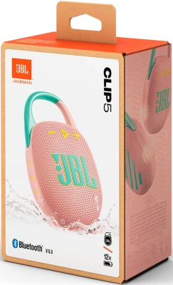 JBL Clip 5 Pink JBLCLIP5PINK Акустическая система 1