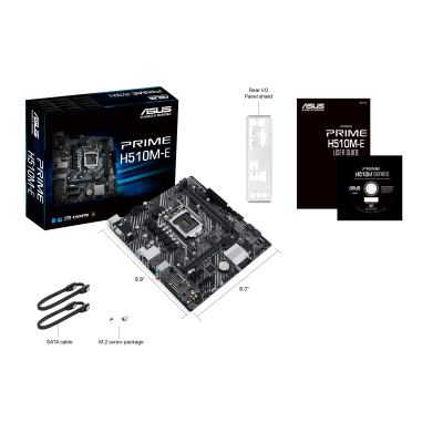 ASUS PRIME H510M-E Материнская плата 90MB17E0-M0EAY0 6