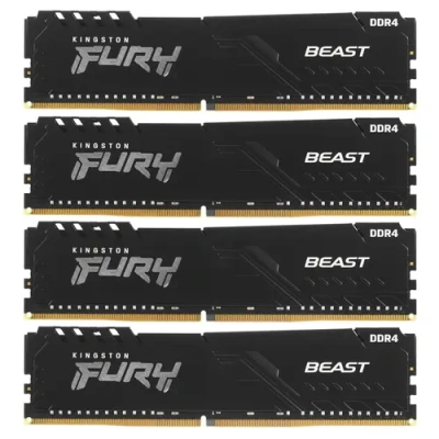 Kingston FURY Beast Black KF436C18BBK4/128 Оперативная память 1