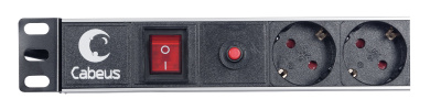 CABEUS PDU-6P-F-2EU Блок евророзеток 1
