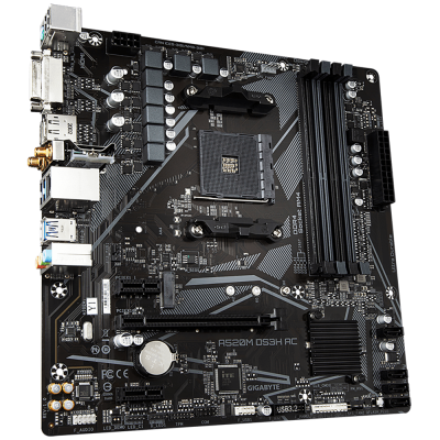 Gigabyte A520M DS3H AC Материнская плата 2